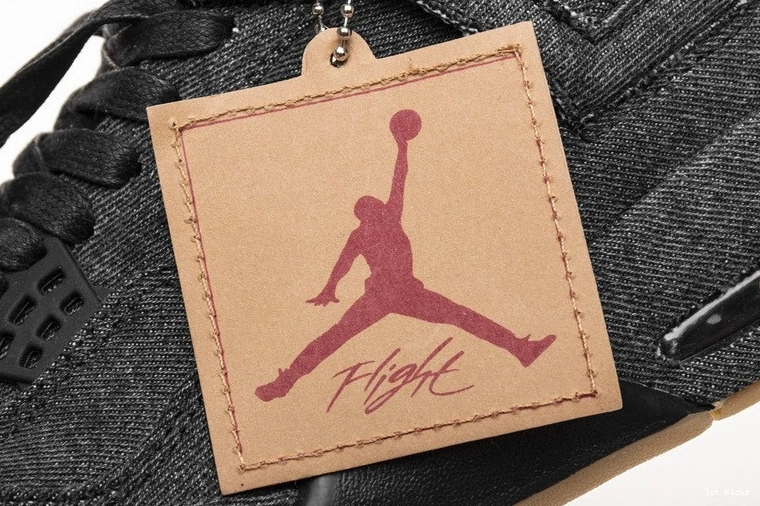 Black Air Jordan Denim AO2571-001 4 Levi's 0312